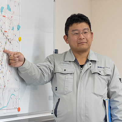 Wさん 仕事風景
