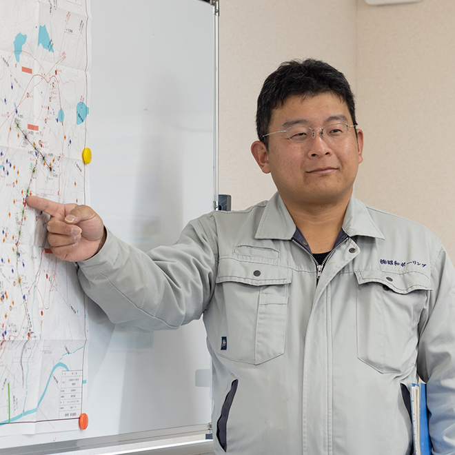 Wさん 仕事風景